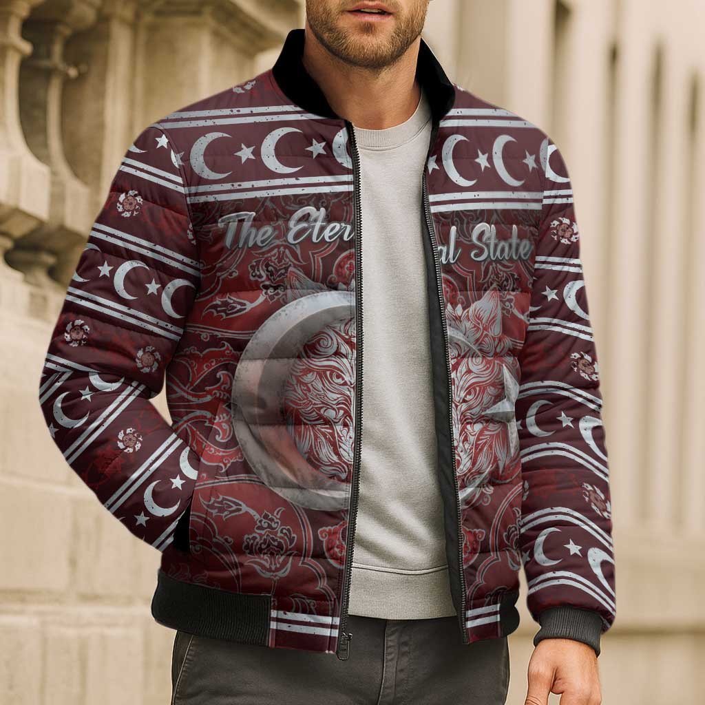 Ottoman Empire Bomber Puffer Jacket The Eternal State - Wonder Print Shop