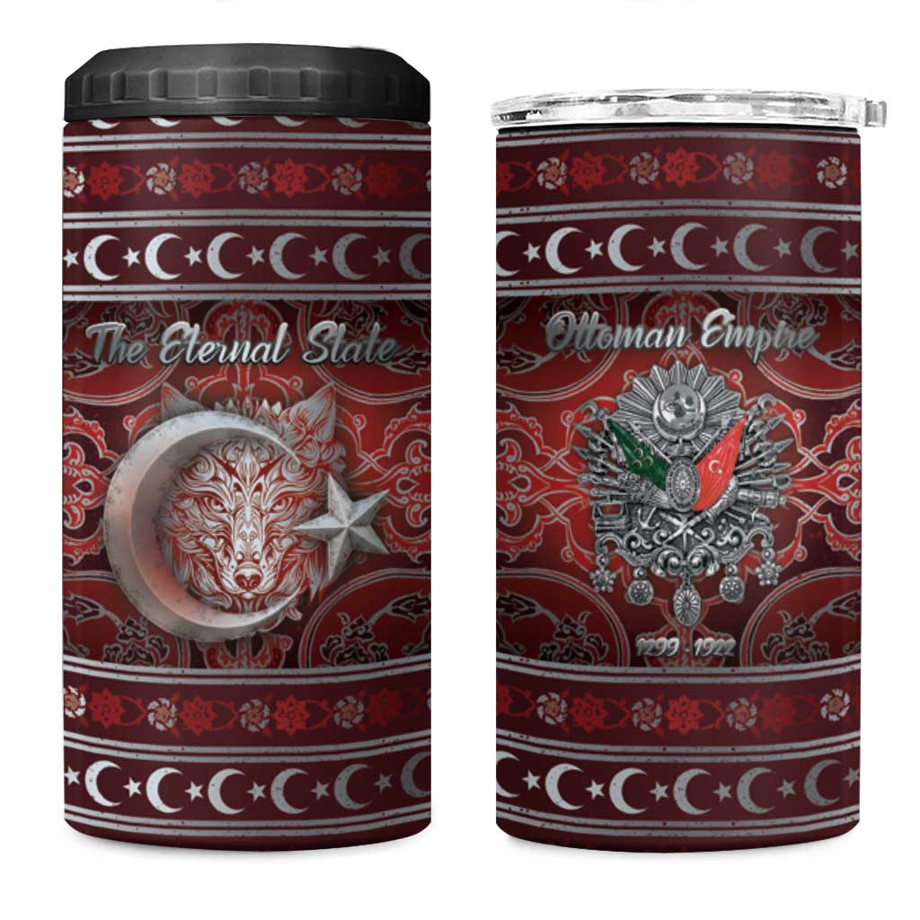Ottoman Empire 4 in 1 Can Cooler Tumbler The Eternal State - Wonder Print Shop
