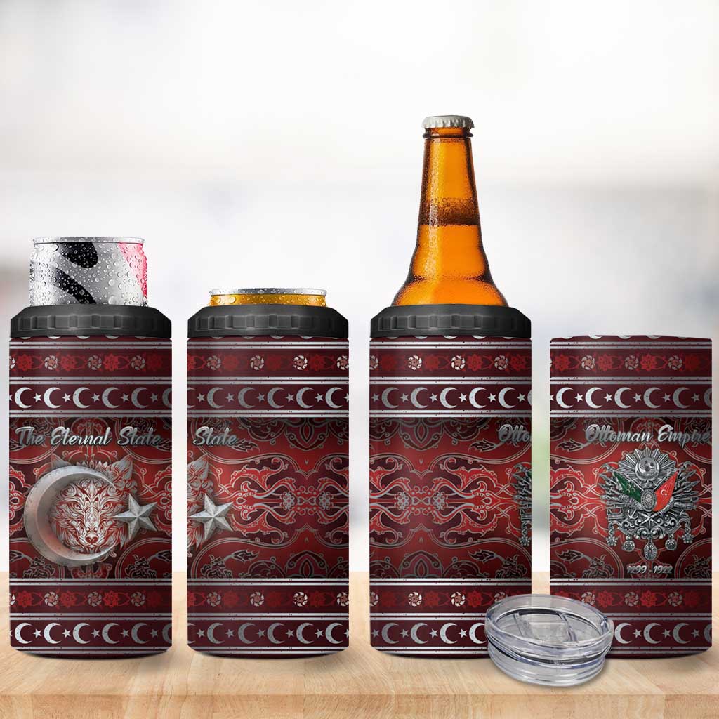 Ottoman Empire 4 in 1 Can Cooler Tumbler The Eternal State - Wonder Print Shop