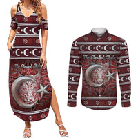 Ottoman Empire Couples Matching Summer Maxi Dress and Long Sleeve Button Shirt The Eternal State - Wonder Print Shop