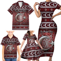 Ottoman Empire Family Matching Short Sleeve Bodycon Dress and Hawaiian Shirt The Eternal State - Wonder Print Shop