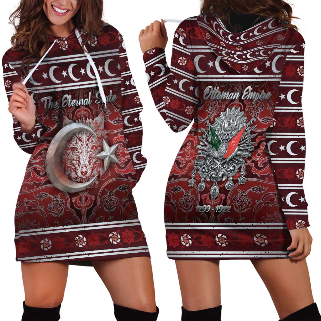 Ottoman Empire Hoodie Dress The Eternal State - Wonder Print Shop