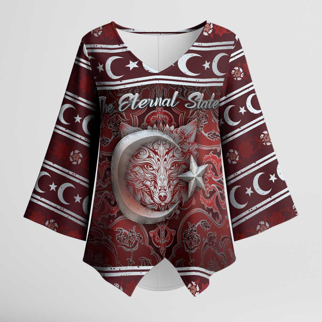 Ottoman Empire Kimono Sleeve Blouse The Eternal State - Wonder Print Shop