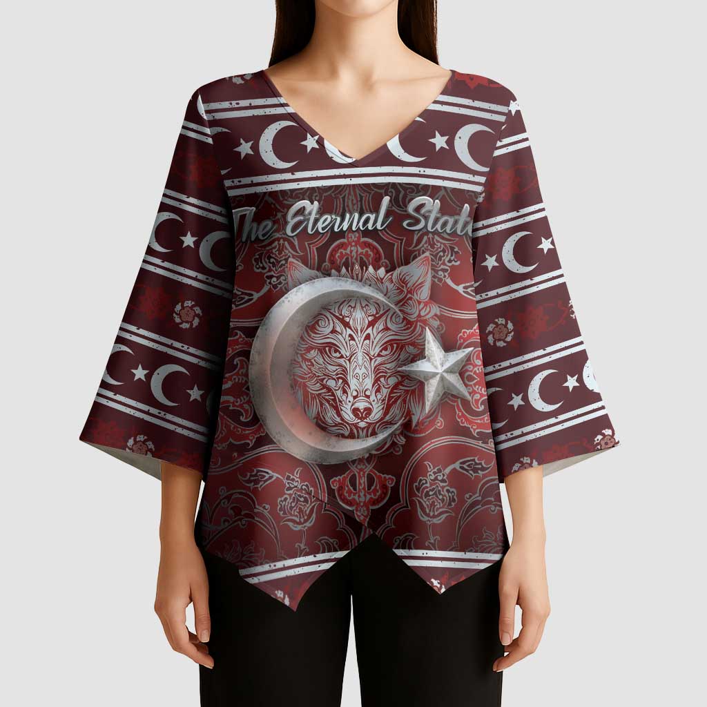 Ottoman Empire Kimono Sleeve Blouse The Eternal State - Wonder Print Shop