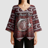 Ottoman Empire Kimono Sleeve Blouse The Eternal State - Wonder Print Shop