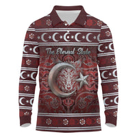 Ottoman Empire Long Sleeve Polo Shirt The Eternal State - Wonder Print Shop
