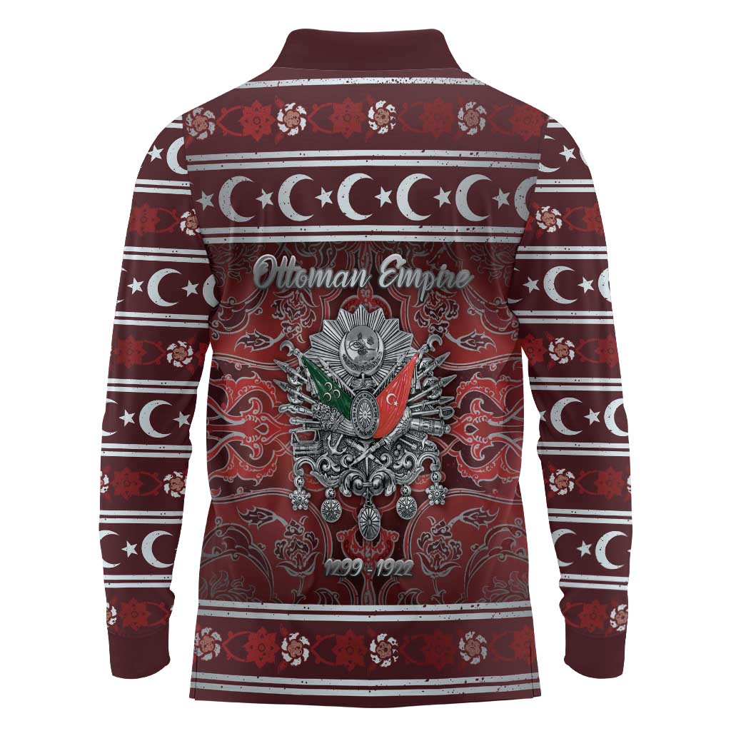 Ottoman Empire Long Sleeve Polo Shirt The Eternal State - Wonder Print Shop