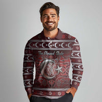 Ottoman Empire Long Sleeve Polo Shirt The Eternal State - Wonder Print Shop