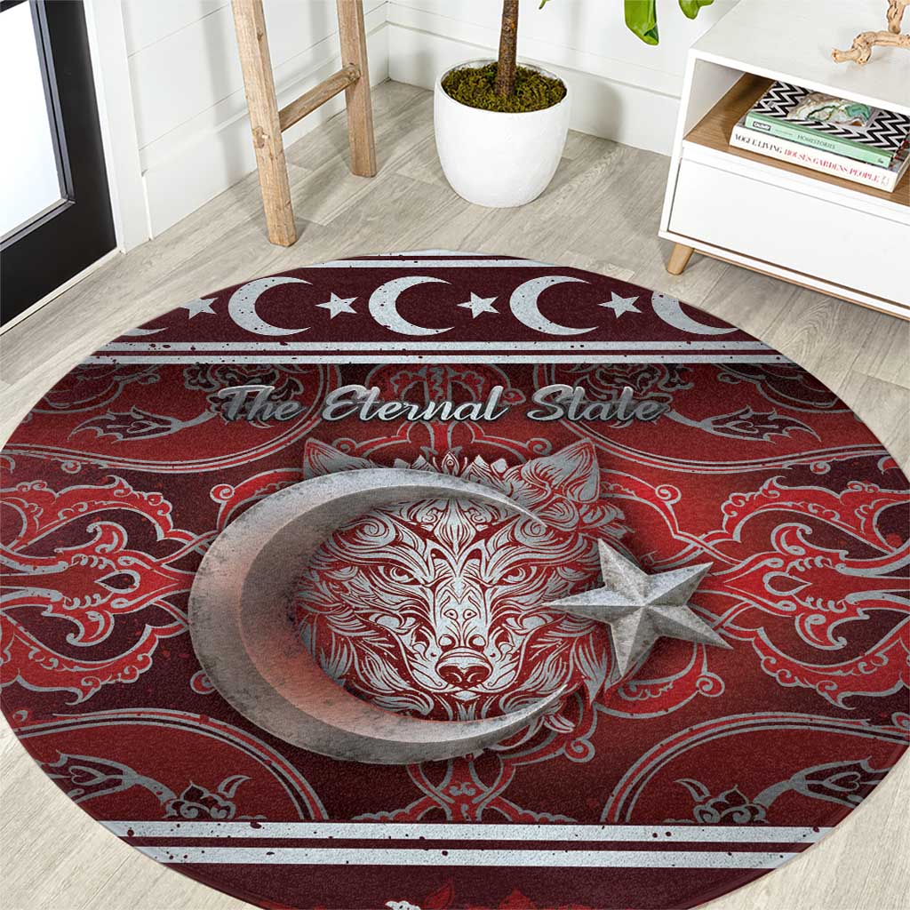 Ottoman Empire Round Carpet The Eternal State - Wonder Print Shop