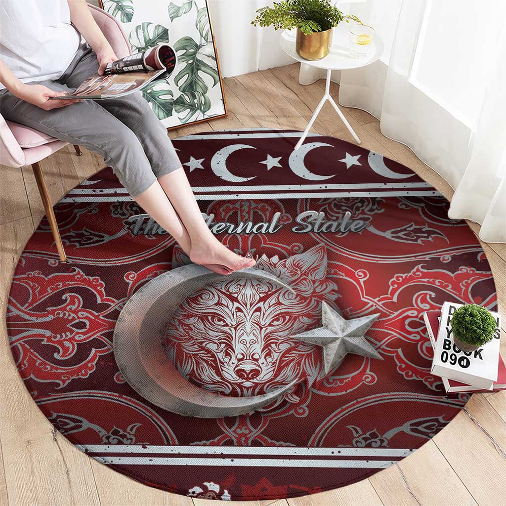 Ottoman Empire Round Carpet The Eternal State - Wonder Print Shop
