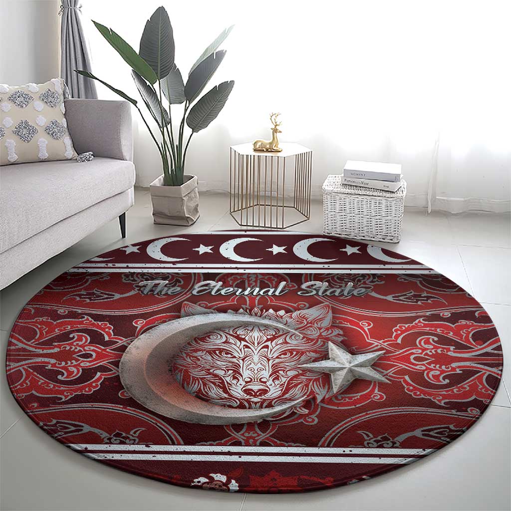 Ottoman Empire Round Carpet The Eternal State - Wonder Print Shop