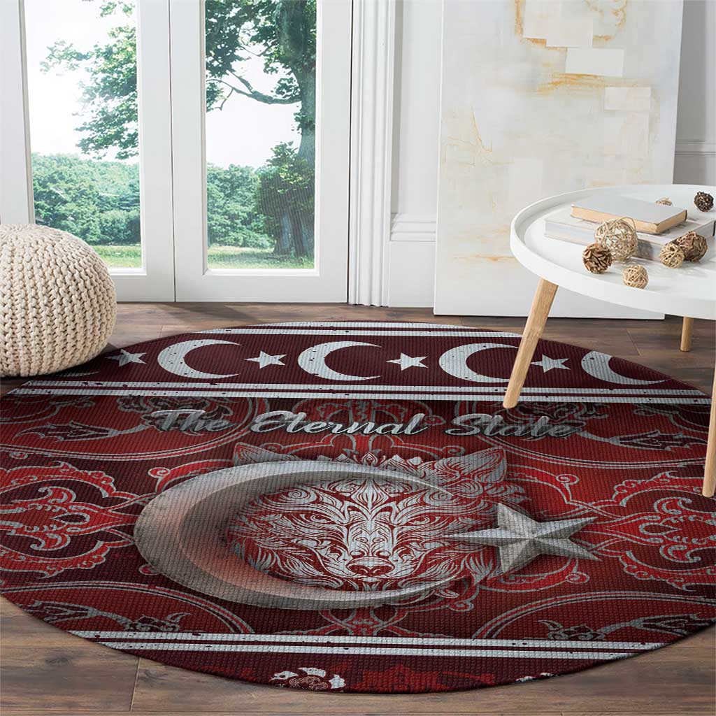Ottoman Empire Round Carpet The Eternal State - Wonder Print Shop