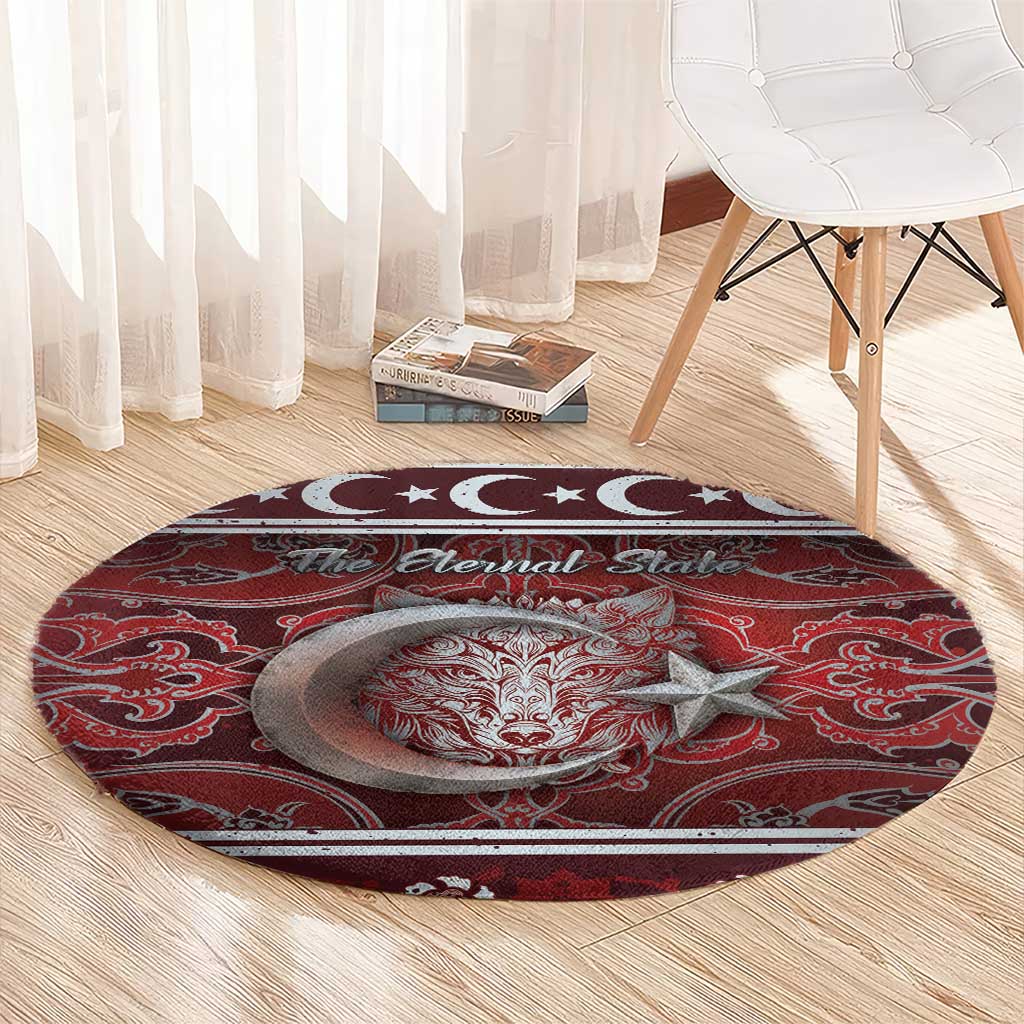 Ottoman Empire Round Carpet The Eternal State - Wonder Print Shop