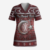 Ottoman Empire Scrub Top The Eternal State - Wonder Print Shop