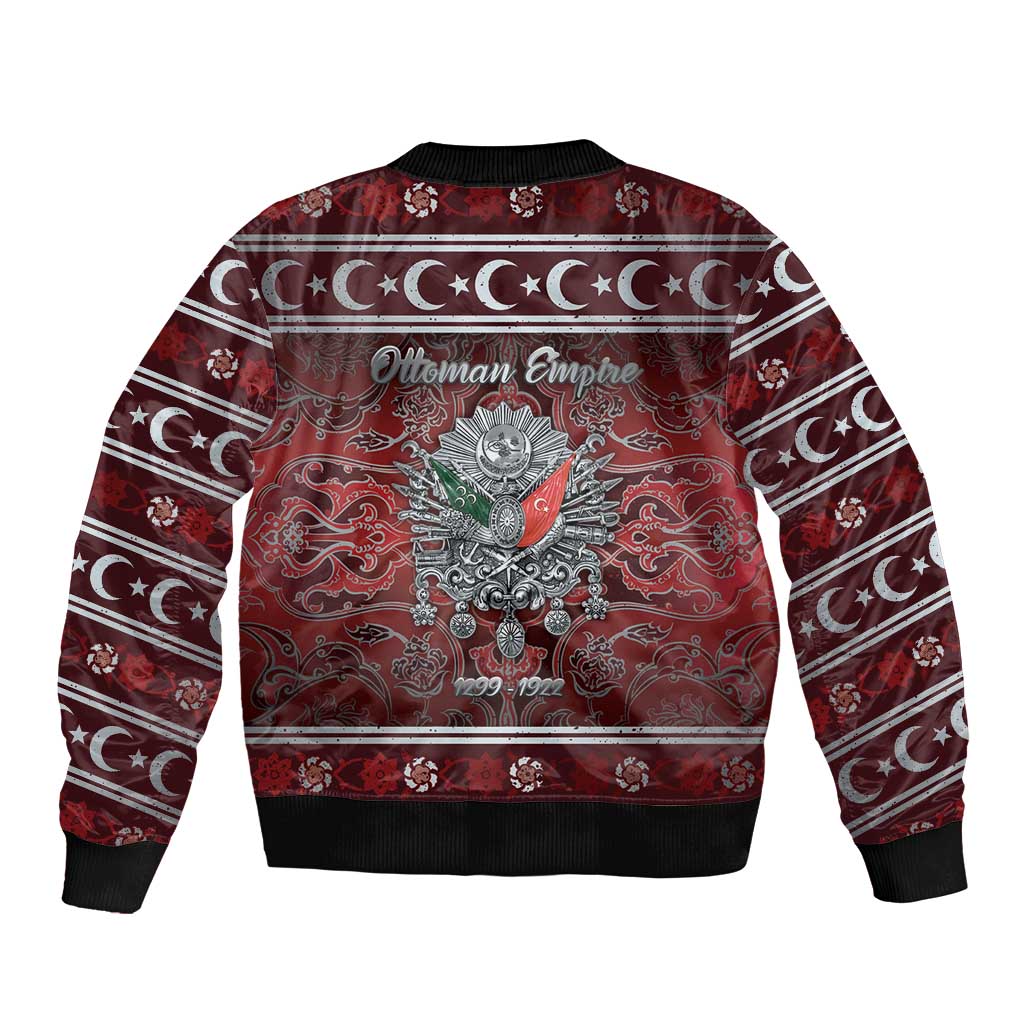 Ottoman Empire Sleeve Zip Bomber Jacket The Eternal State - Wonder Print Shop