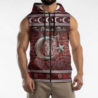 Ottoman Empire Sleeveless Zip Hoodie The Eternal State - Wonder Print Shop