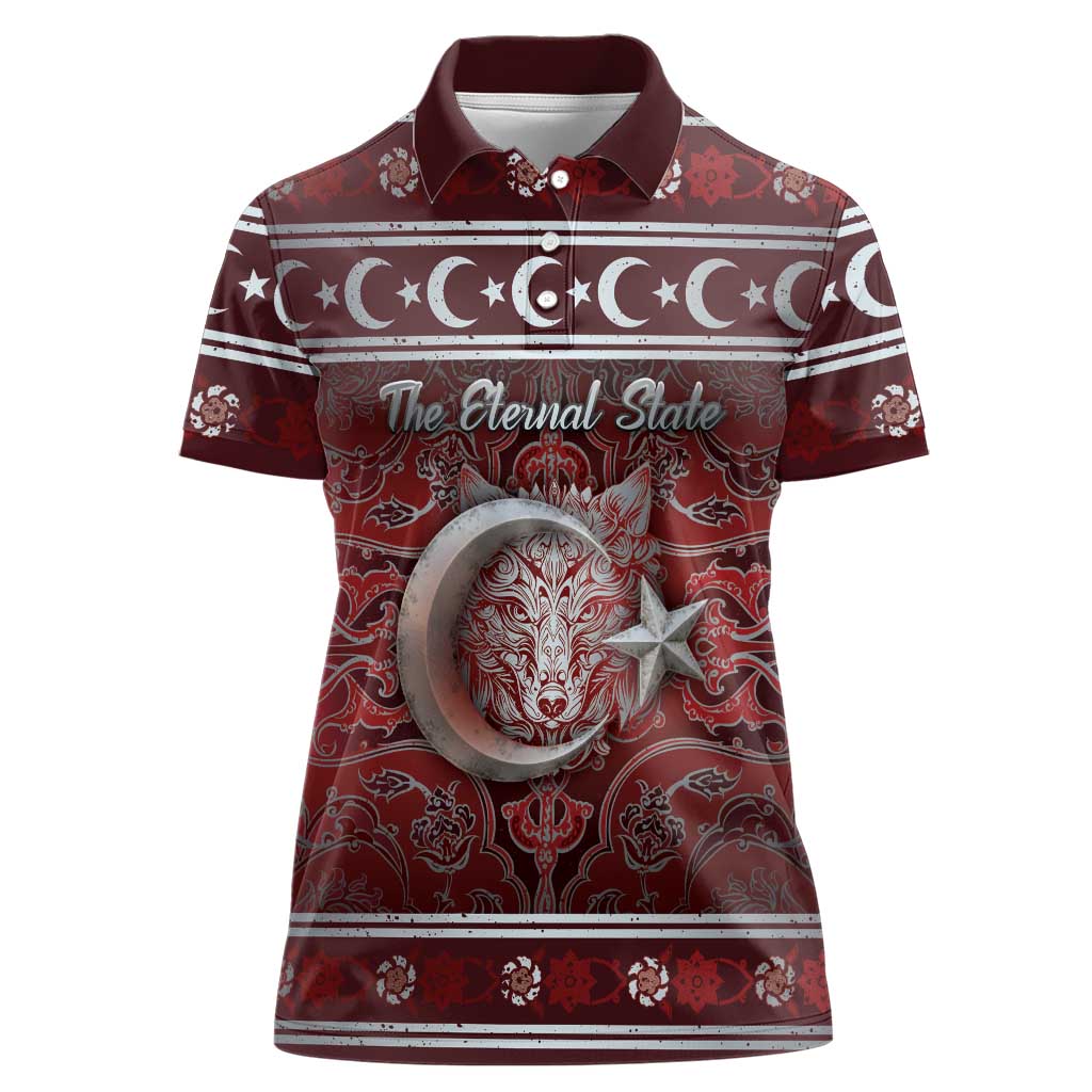 Ottoman Empire Women Polo Shirt The Eternal State - Wonder Print Shop