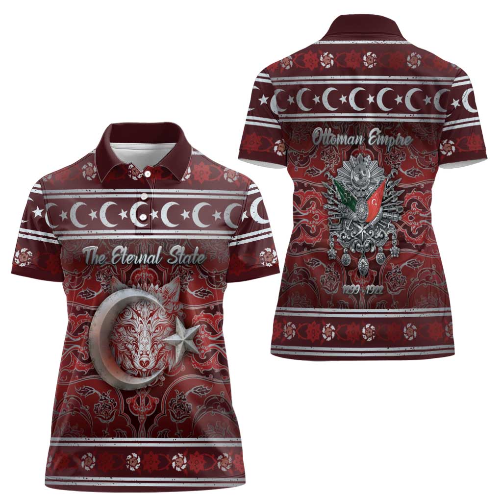 Ottoman Empire Women Polo Shirt The Eternal State - Wonder Print Shop