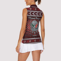 Ottoman Empire Women Sleeveless Polo Shirt The Eternal State - Wonder Print Shop