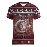 Ottoman Empire Women V-Neck T-Shirt The Eternal State - Wonder Print Shop