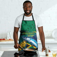 Afro-Jamaicans Fishing Apron Blue Marlin Fish