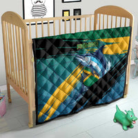 Afro-Jamaicans Fishing Quilt Blue Marlin Fish