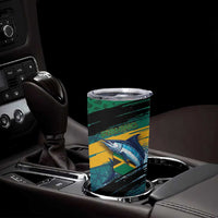 Personalized Afro-Jamaicans Fishing Tumbler Cup Blue Marlin Fish