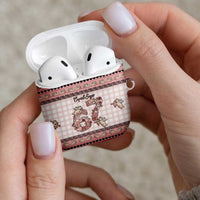 67 Valentine's Day AirPods Case Vintage Rose And Cupid