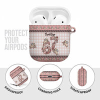 67 Valentine's Day AirPods Case Vintage Rose And Cupid