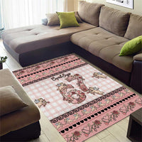 67 Valentine's Day Area Rug Vintage Rose And Cupid