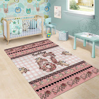 67 Valentine's Day Area Rug Vintage Rose And Cupid