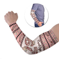 Personalized 67 Valentine's Day Arm Sleeves Vintage Rose And Cupid