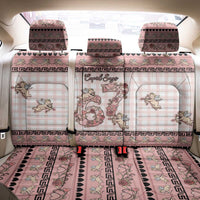 67 Valentine's Day Back Car Seat Cover Vintage Rose And Cupid