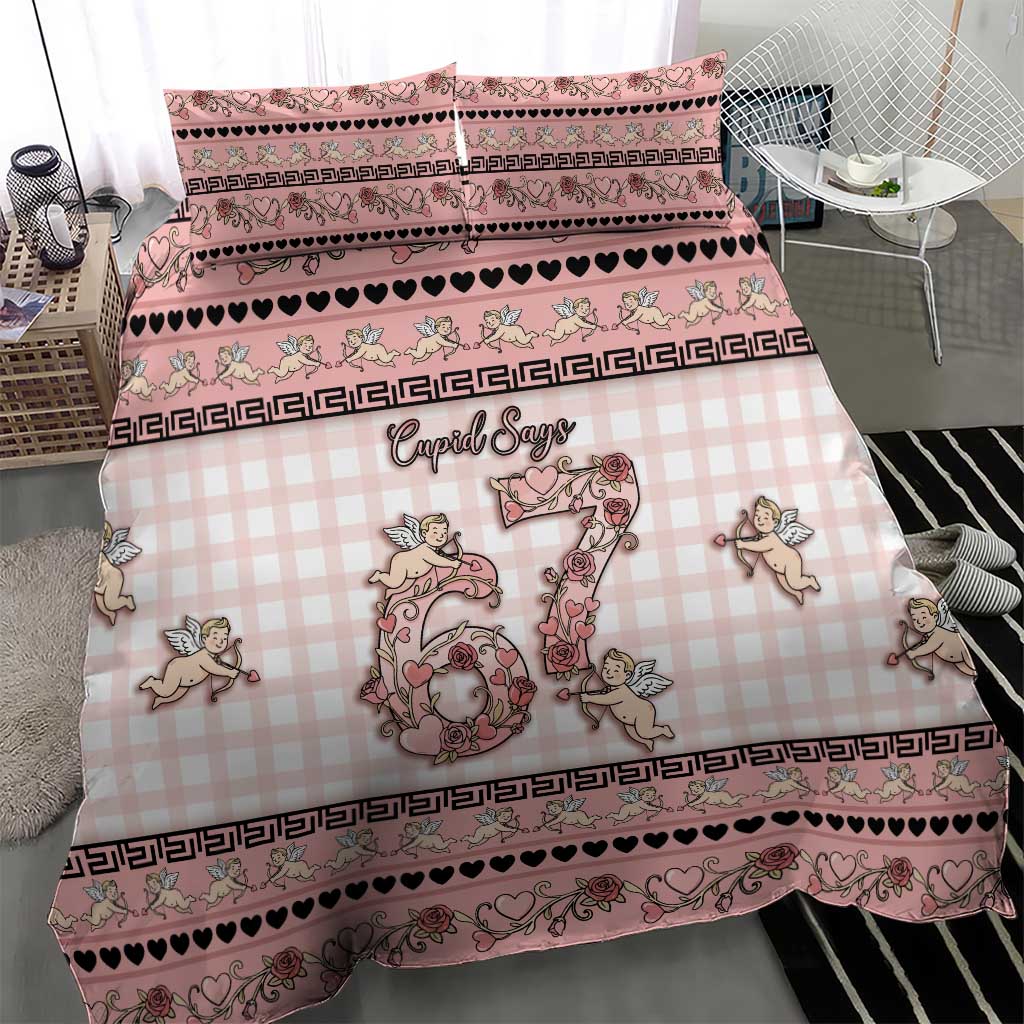 67 Valentine's Day Bedding Set Vintage Rose And Cupid
