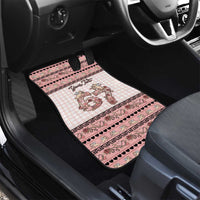 Personalized 67 Valentine's Day Car Mats Vintage Rose And Cupid