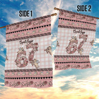 67 Valentine's Day Garden Flag Vintage Rose And Cupid