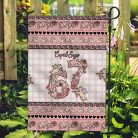 67 Valentine's Day Garden Flag Vintage Rose And Cupid