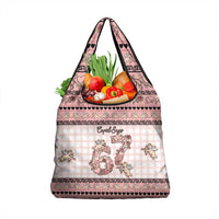 67 Valentine's Day Grocery Bag Vintage Rose And Cupid