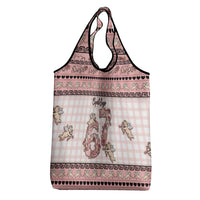 67 Valentine's Day Grocery Bag Vintage Rose And Cupid