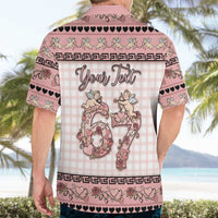 Personalized 67 Valentine's Day Hawaiian Shirt Vintage Rose And Cupid