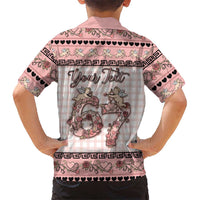 Personalized 67 Valentine's Day Hawaiian Shirt Vintage Rose And Cupid
