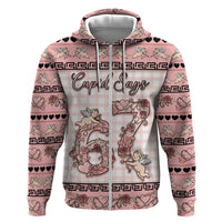 Personalized 67 Valentine's Day Hoodie Vintage Rose And Cupid