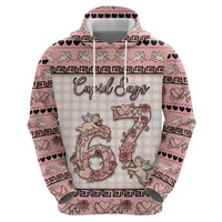 Personalized 67 Valentine's Day Hoodie Vintage Rose And Cupid