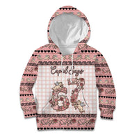 Personalized 67 Valentine's Day Kid Hoodie Vintage Rose And Cupid