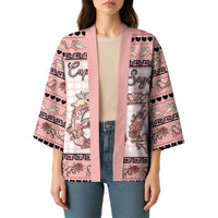 Personalized 67 Valentine's Day Kimono Vintage Rose And Cupid