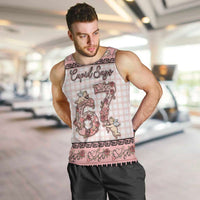 Personalized 67 Valentine's Day Men Tank Top Vintage Rose And Cupid
