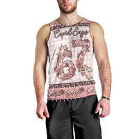 Personalized 67 Valentine's Day Men Tank Top Vintage Rose And Cupid