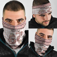 67 Valentine's Day Neck Gaiter Vintage Rose And Cupid