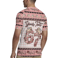 Personalized 67 Valentine's Day Rugby Jersey Vintage Rose And Cupid