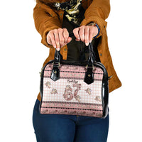 67 Valentine's Day Shoulder Handbag Vintage Rose And Cupid